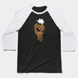 I am Groot Flower Baseball T-Shirt